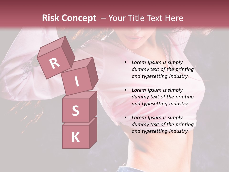 Torso Pleasure Energy PowerPoint Template