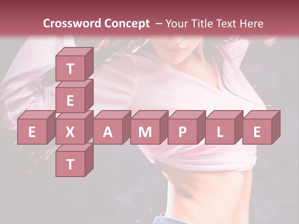 Torso Pleasure Energy PowerPoint Template