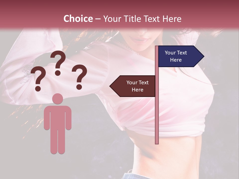 Torso Pleasure Energy PowerPoint Template