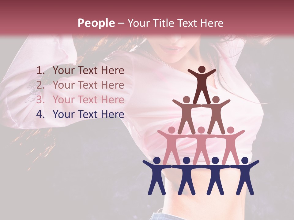 Torso Pleasure Energy PowerPoint Template