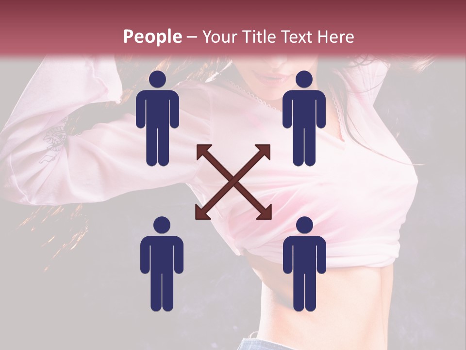 Torso Pleasure Energy PowerPoint Template