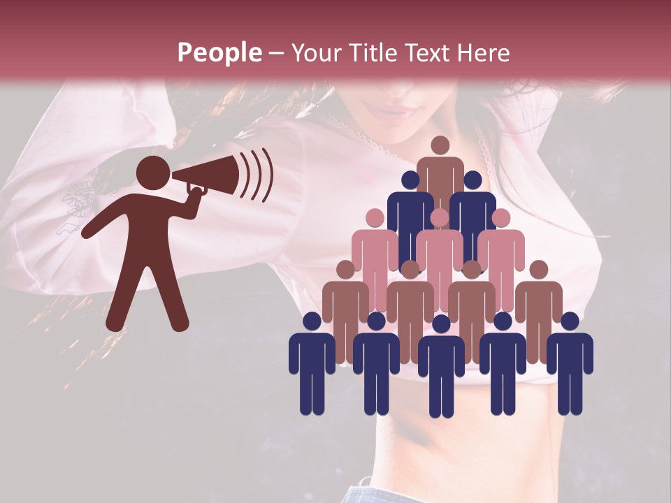 Torso Pleasure Energy PowerPoint Template