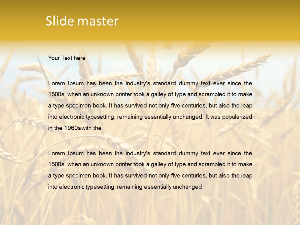 Ripe Farming Agricultural PowerPoint Template