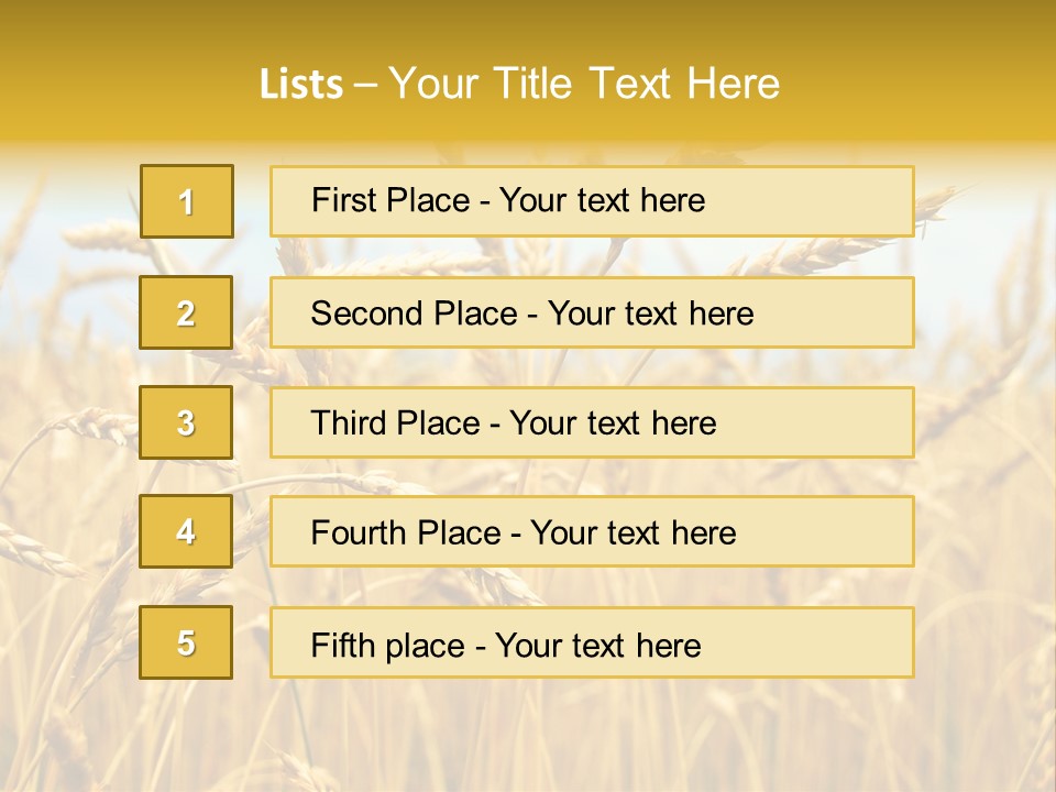 Ripe Farming Agricultural PowerPoint Template