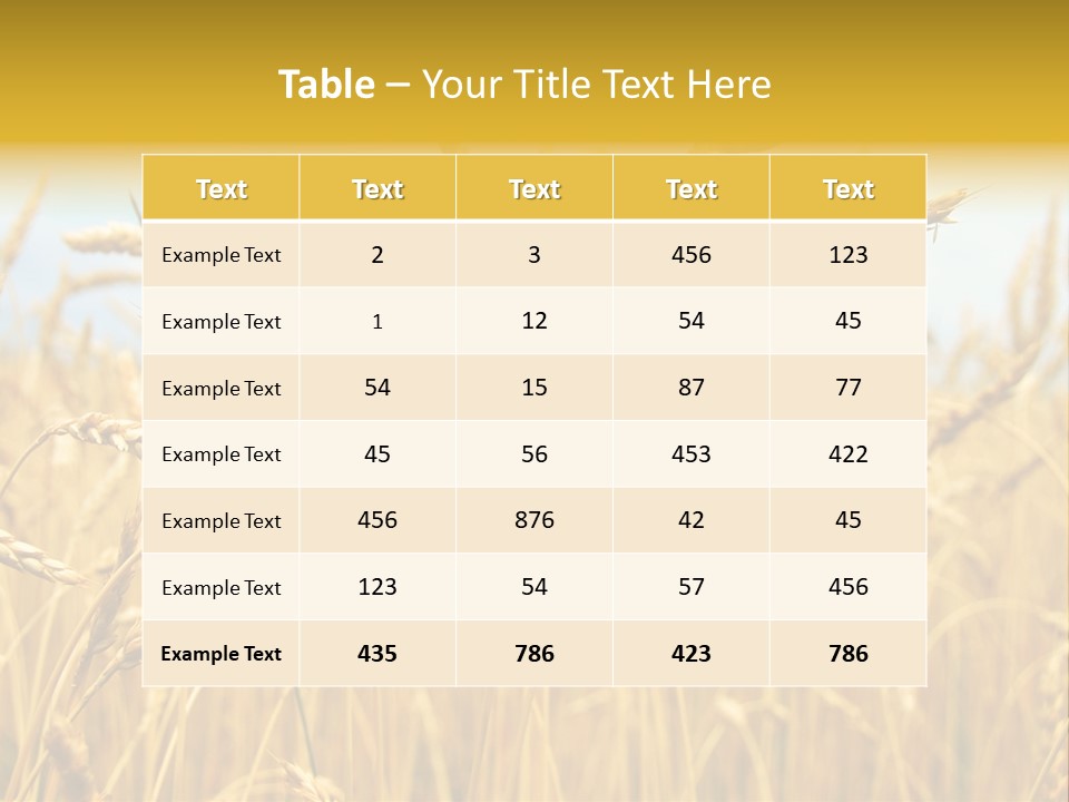 Ripe Farming Agricultural PowerPoint Template