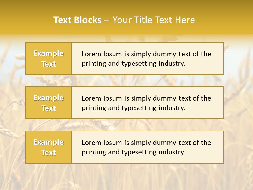 Ripe Farming Agricultural PowerPoint Template