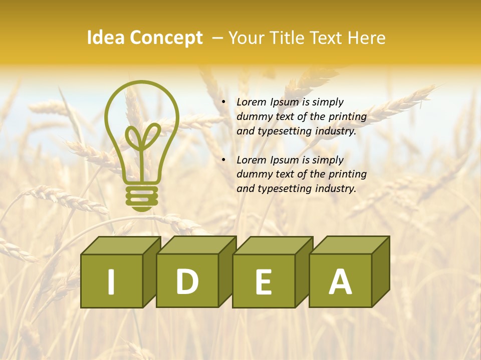 Ripe Farming Agricultural PowerPoint Template