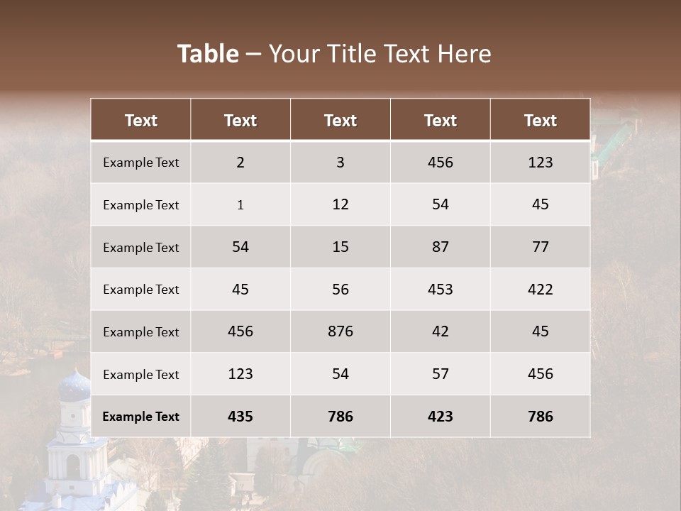 Knoll Church Day PowerPoint Template