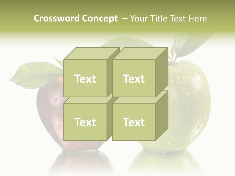 Mirror Happy Isolated PowerPoint Template