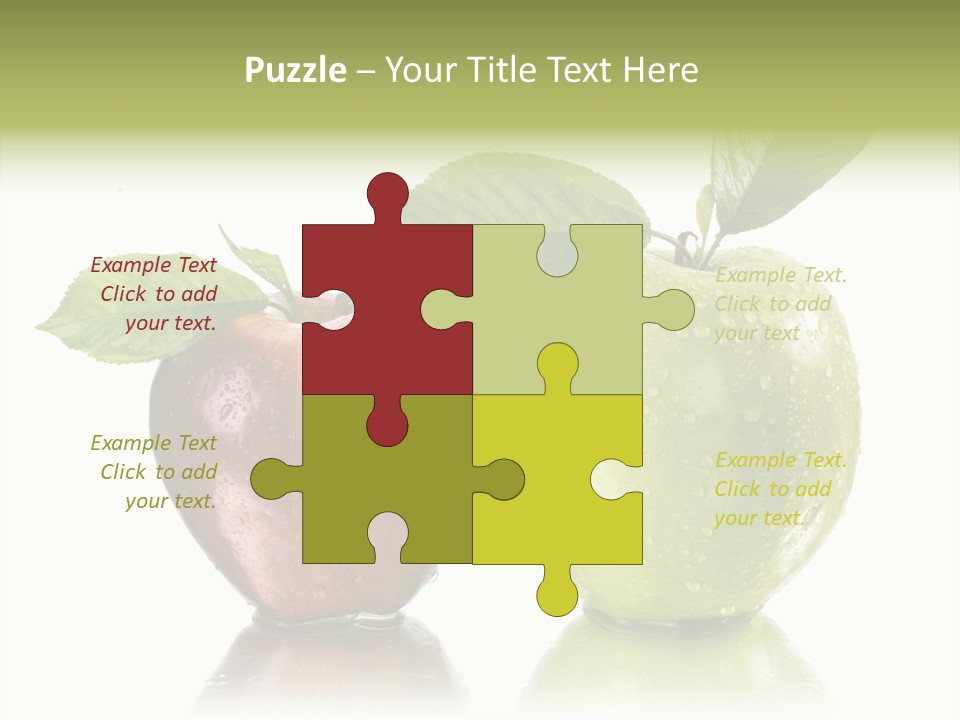 Mirror Happy Isolated PowerPoint Template