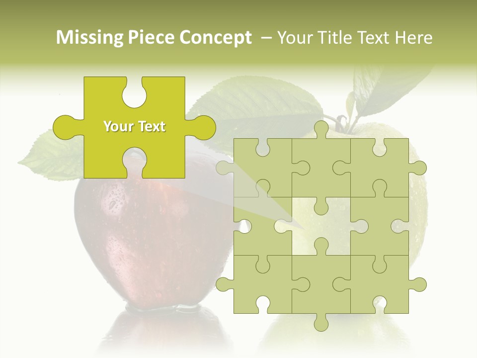 Mirror Happy Isolated PowerPoint Template