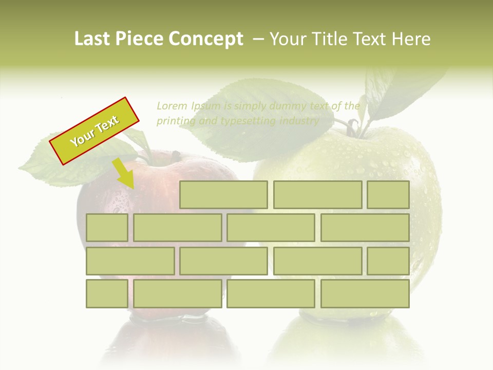 Mirror Happy Isolated PowerPoint Template