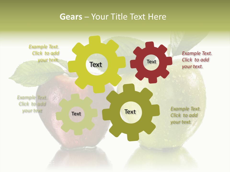 Mirror Happy Isolated PowerPoint Template