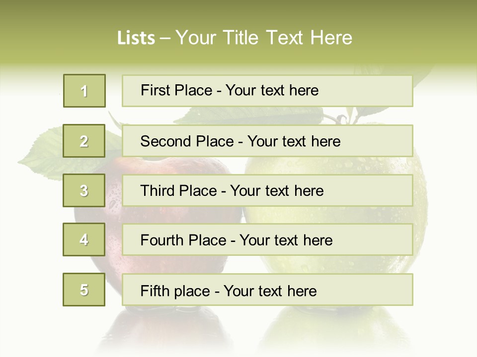 Mirror Happy Isolated PowerPoint Template