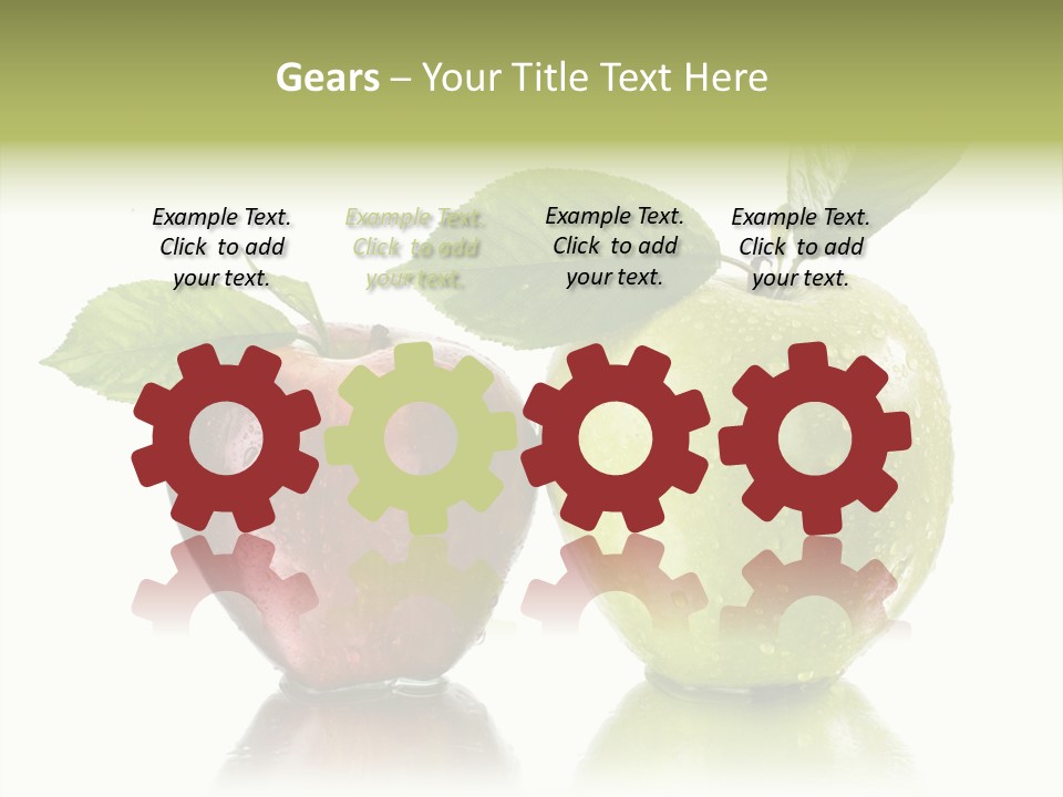 Mirror Happy Isolated PowerPoint Template