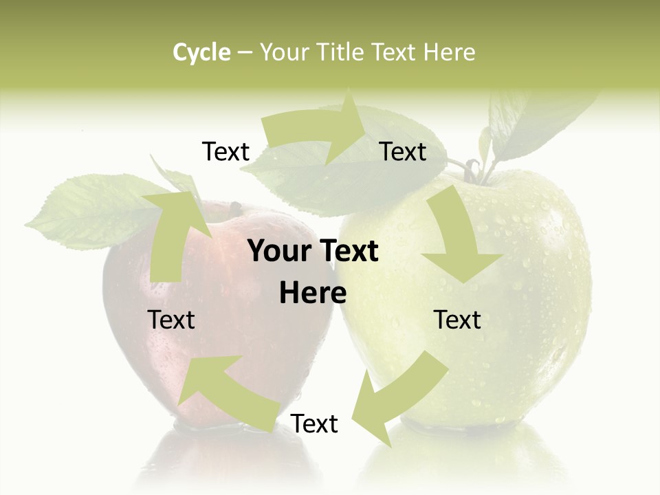 Mirror Happy Isolated PowerPoint Template