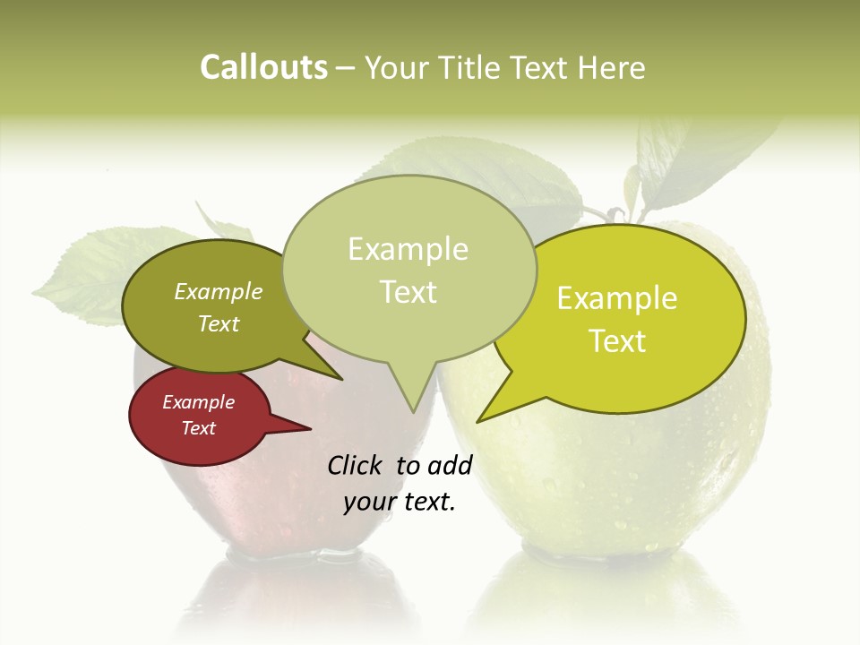 Mirror Happy Isolated PowerPoint Template