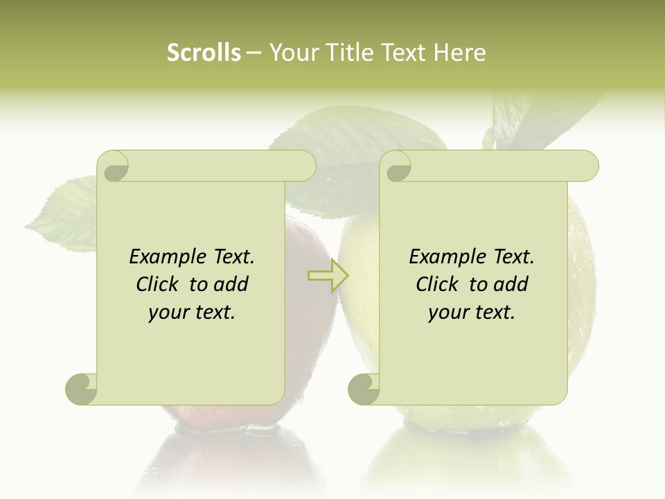 Mirror Happy Isolated PowerPoint Template
