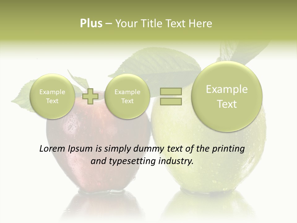 Mirror Happy Isolated PowerPoint Template