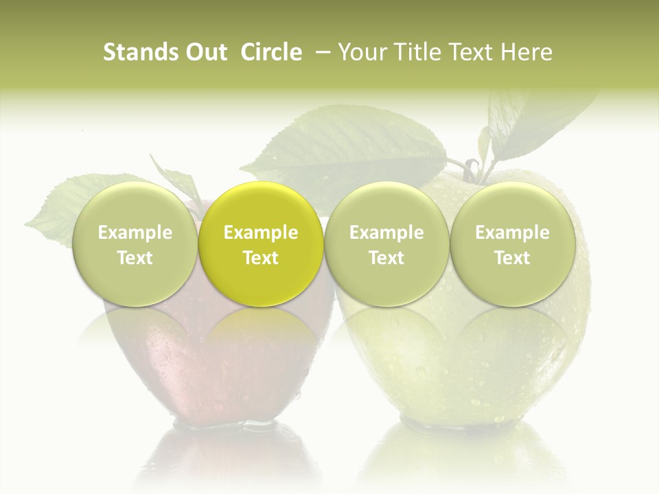 Mirror Happy Isolated PowerPoint Template