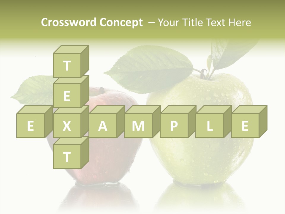 Mirror Happy Isolated PowerPoint Template