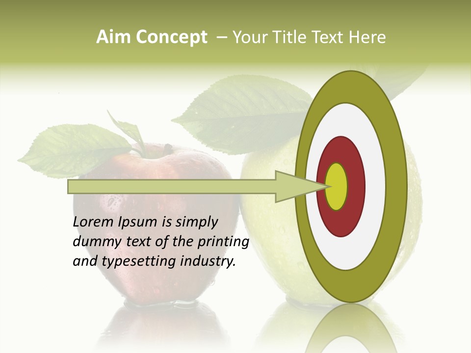 Mirror Happy Isolated PowerPoint Template