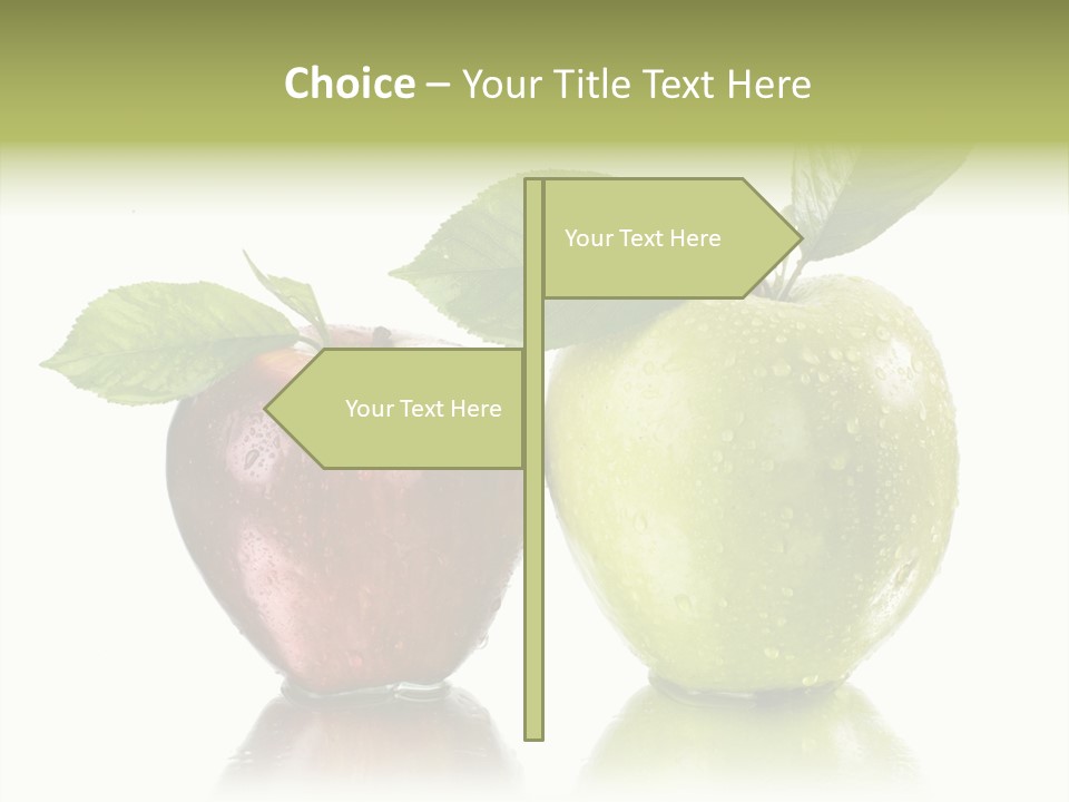 Mirror Happy Isolated PowerPoint Template