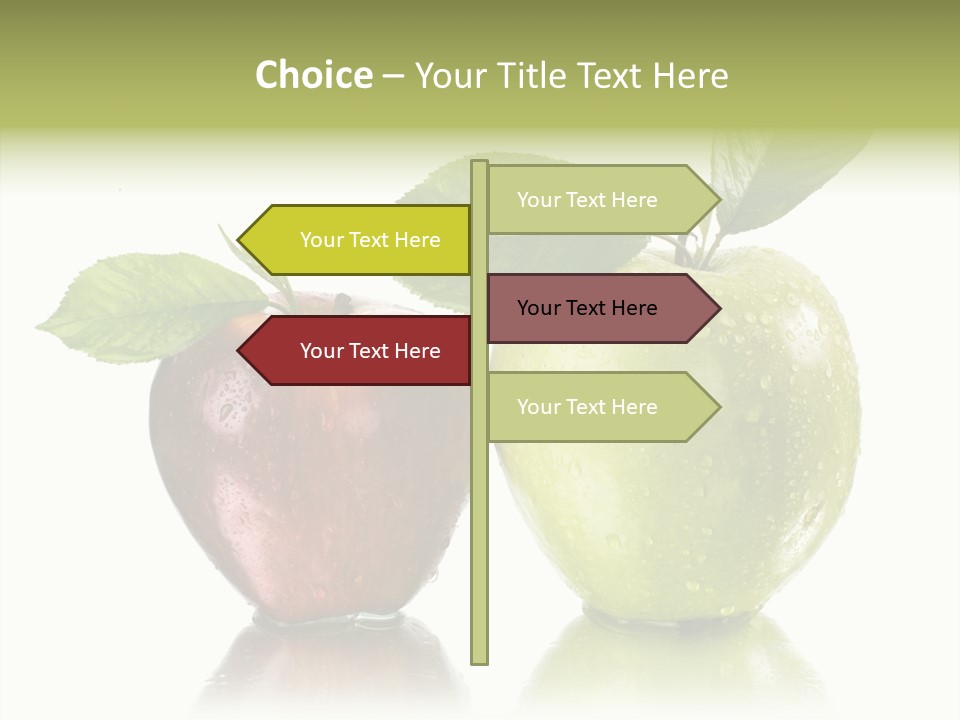 Mirror Happy Isolated PowerPoint Template