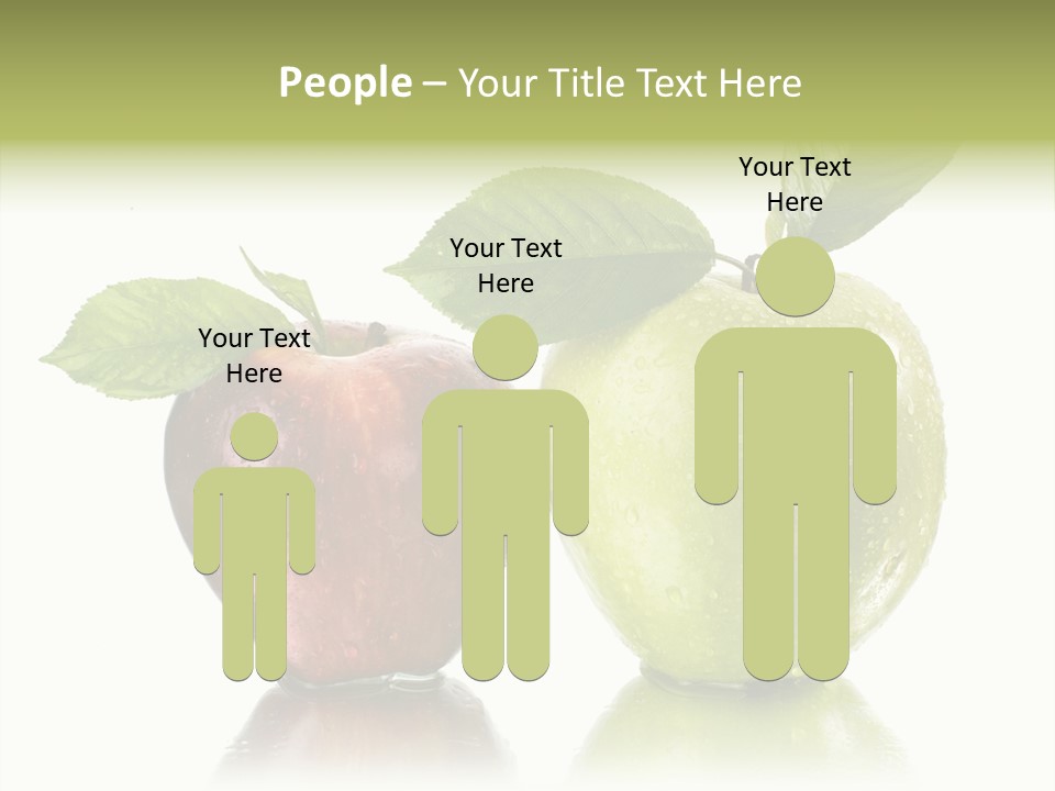 Mirror Happy Isolated PowerPoint Template