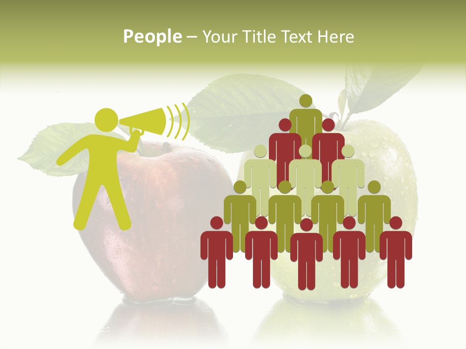 Mirror Happy Isolated PowerPoint Template