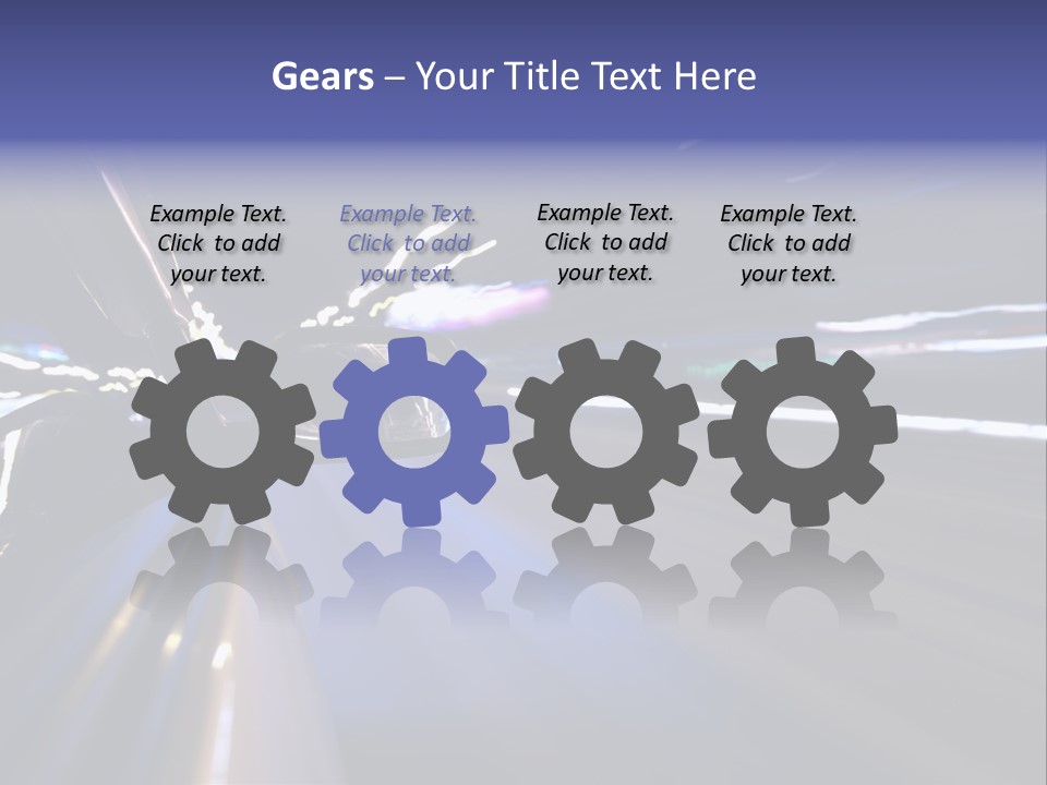 Curve Road Speed PowerPoint Template