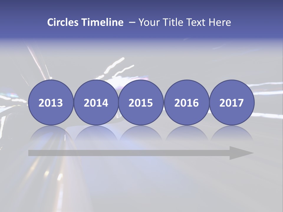 Curve Road Speed PowerPoint Template