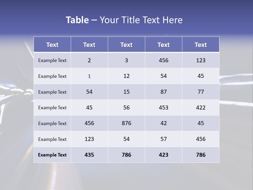 Curve Road Speed PowerPoint Template