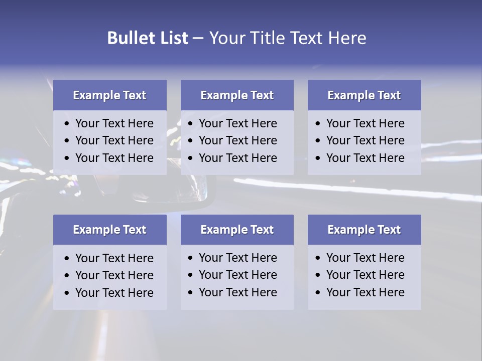 Curve Road Speed PowerPoint Template