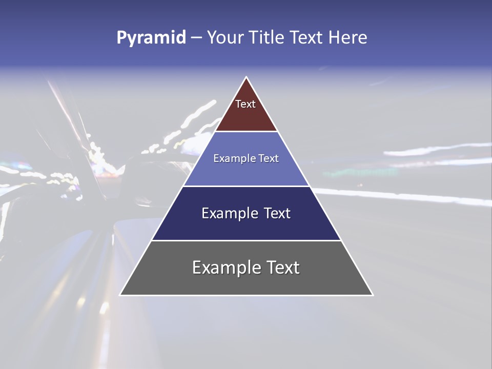 Curve Road Speed PowerPoint Template