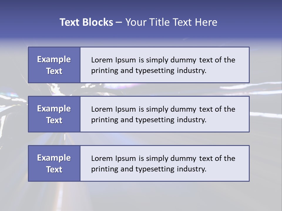Curve Road Speed PowerPoint Template