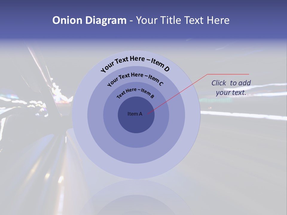 Curve Road Speed PowerPoint Template