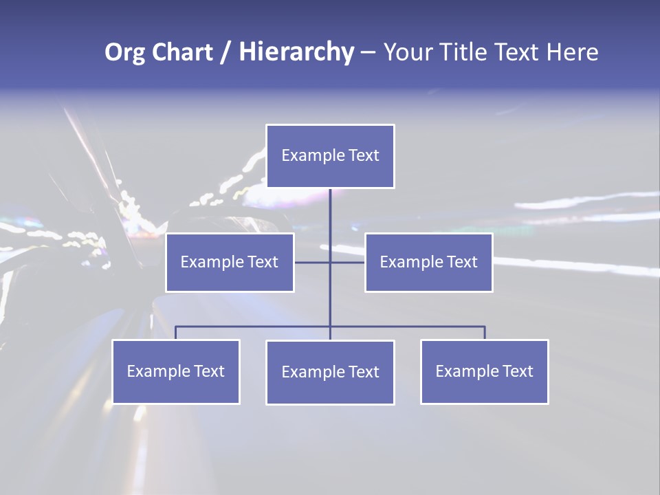 Curve Road Speed PowerPoint Template