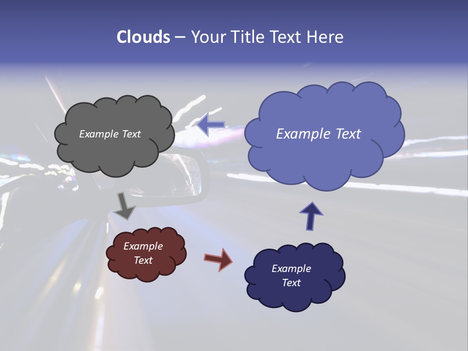 Curve Road Speed PowerPoint Template