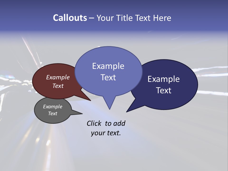 Curve Road Speed PowerPoint Template