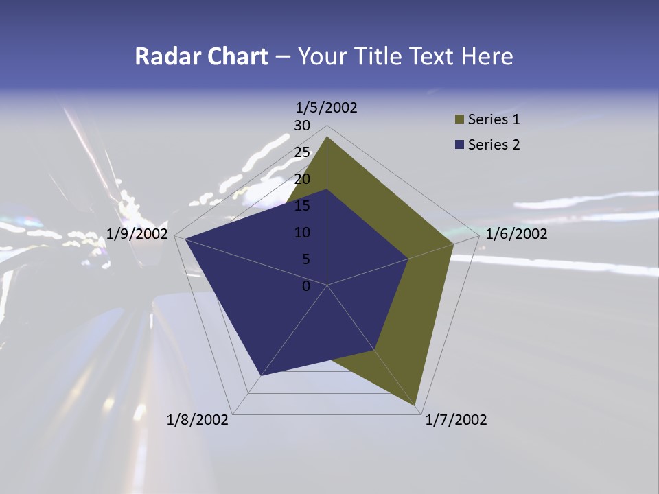 Curve Road Speed PowerPoint Template