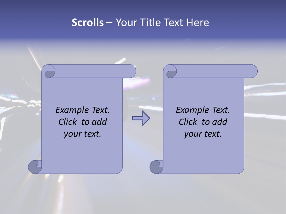 Curve Road Speed PowerPoint Template