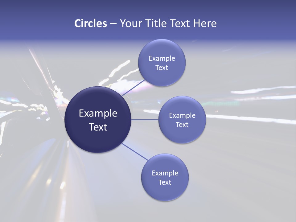 Curve Road Speed PowerPoint Template