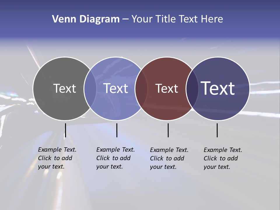 Curve Road Speed PowerPoint Template