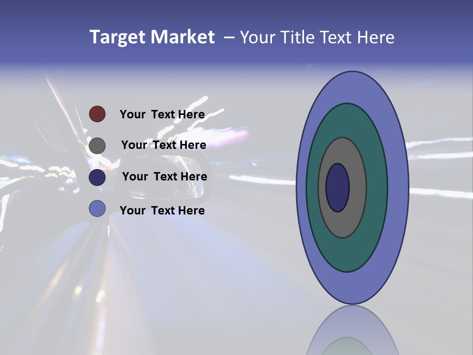 Curve Road Speed PowerPoint Template