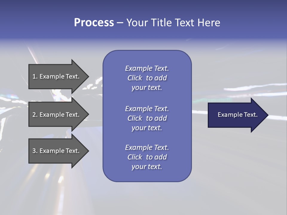 Curve Road Speed PowerPoint Template
