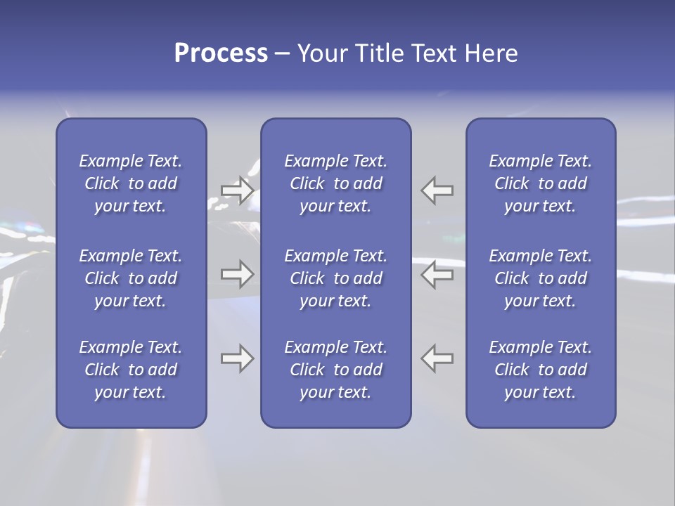 Curve Road Speed PowerPoint Template