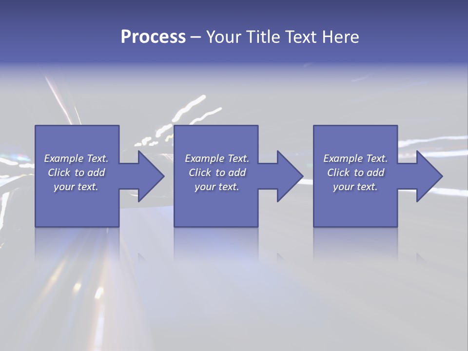 Curve Road Speed PowerPoint Template