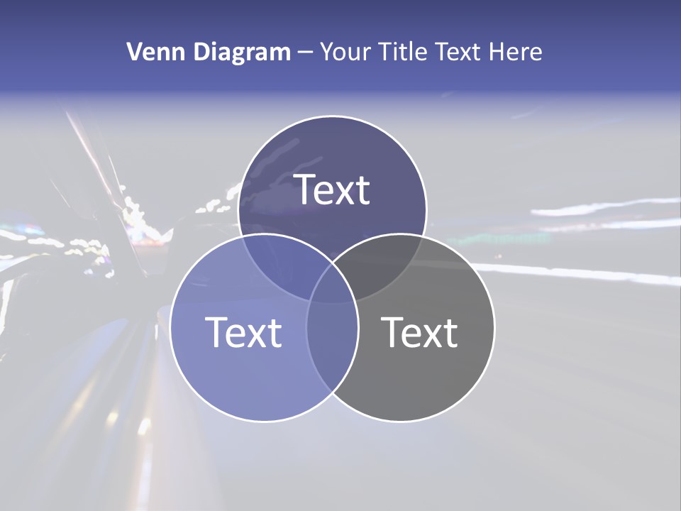 Curve Road Speed PowerPoint Template