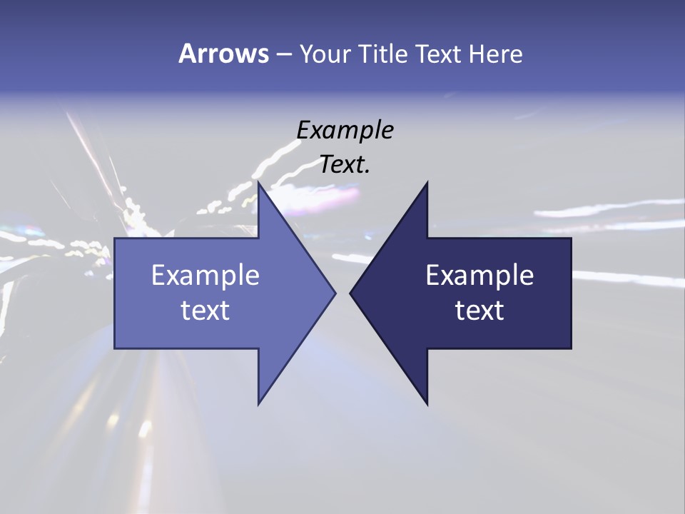 Curve Road Speed PowerPoint Template